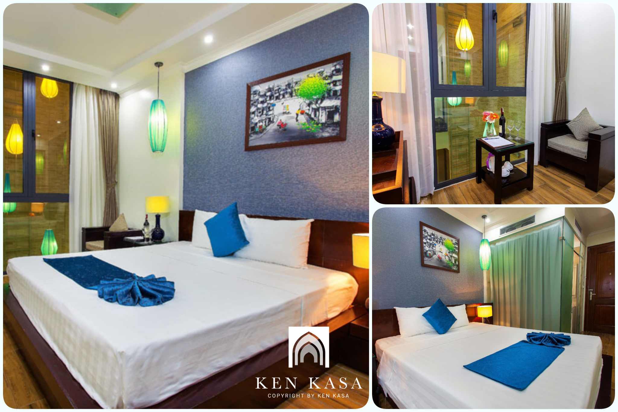 Phòng deluxe với giường đôi tại khách sạn